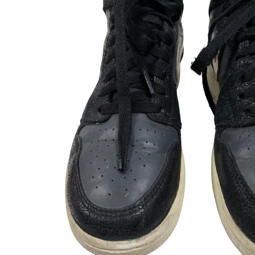 Nike Air Jordan 1 Retro High BG Size 6.5Y Black/Metallic Pink 705300-006 Shoes‎